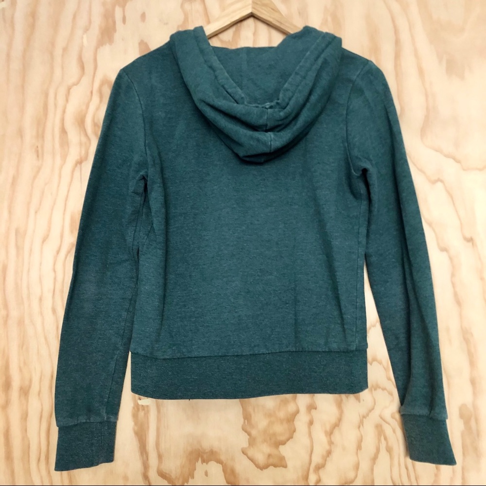 H&M • Green Drawstring Zipper Jacket - Picture 2 of 3
